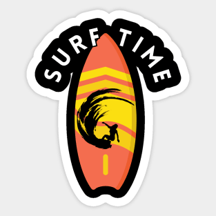 Surf time Sticker